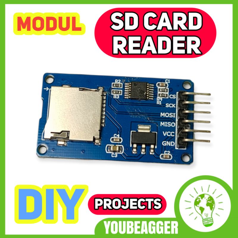 Modul SD CARD READER untuk project arduino dll