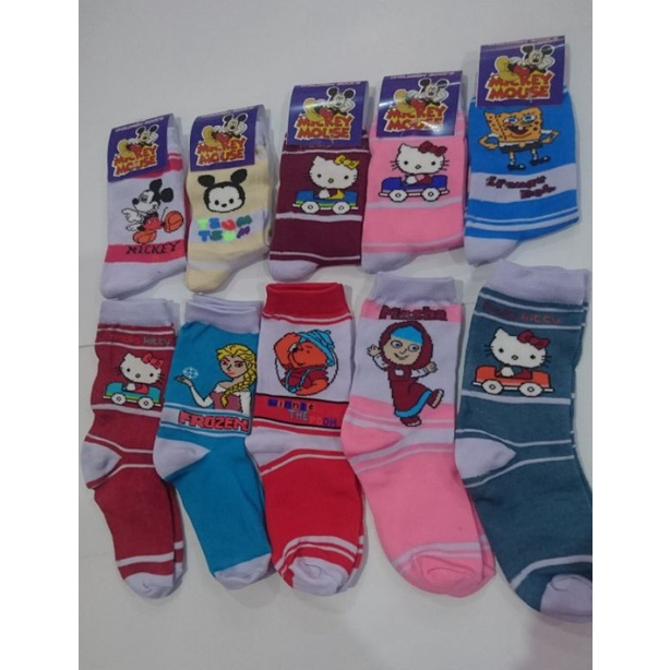 grosir kaos kaki anak TK (12 pasang)