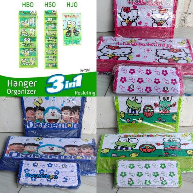 Rak Set  3 in 1 Rak Sepatu Rak Tas Rak Hijab