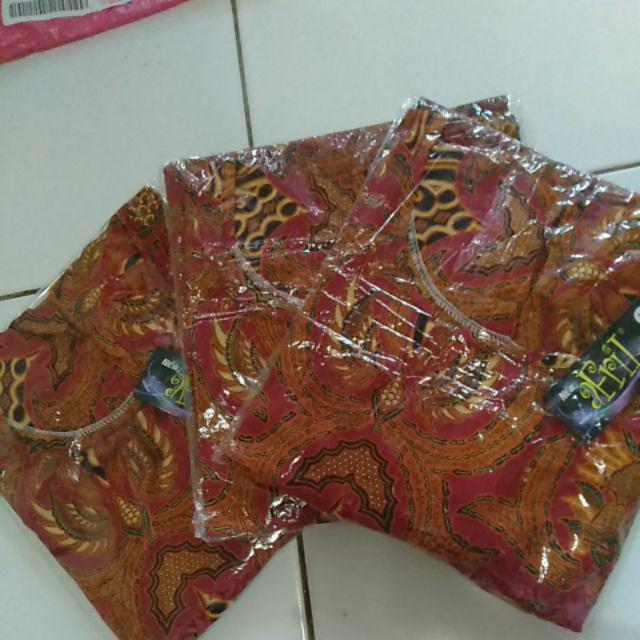Centini (t) Blouse Lonceng Sogan Batik Ethnic Seragam Kerja Kantor Wanita Motif
