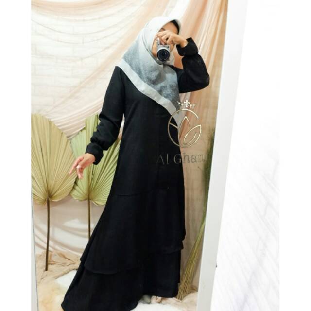 NAJMA DRESS / DRESS SYARI / DRESS WOLYCREPE / LONG DRESS / GAMIS / GAMIS SYARI / MURAH