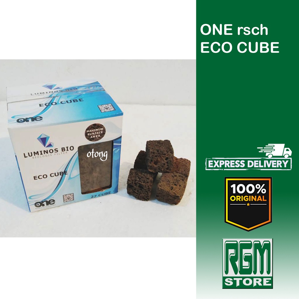 LUMINOS BIO MEDIA FILTER BIOLOGIS ECO CUBE SLICE BLOCK AQUARIUM