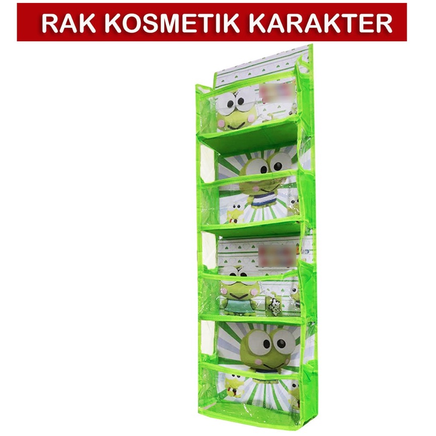 RAK KOSMETIK GANTUNG KARAKTER 4 SUSUN