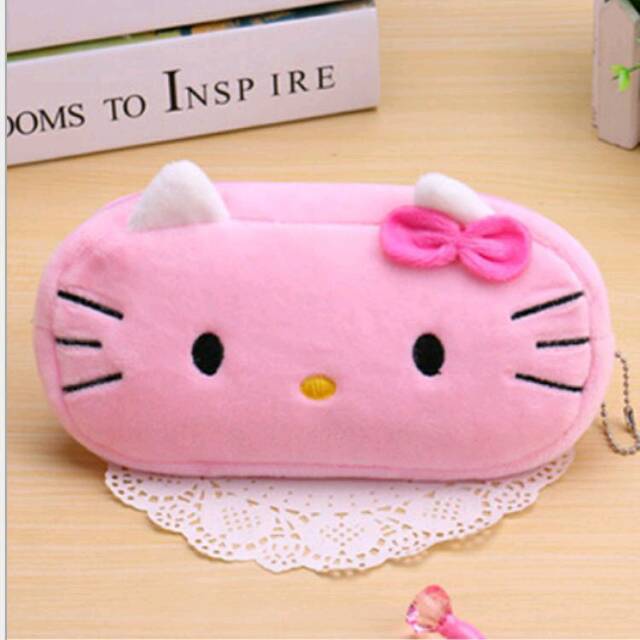 

SN pencil case karakter bulu lembut