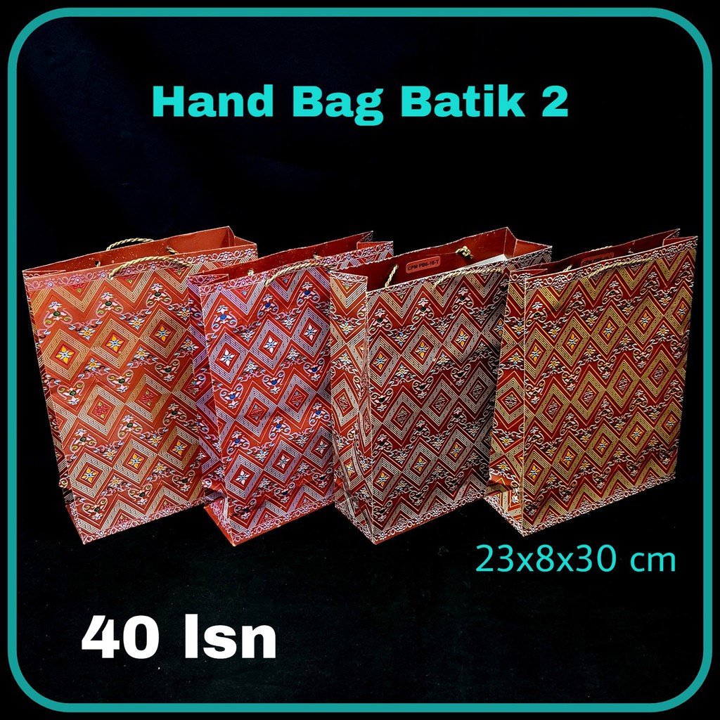 

ILP Hand Bag Kertas MT-Batik M / Paper Bag / Goodie Bag / Kantong Kado
