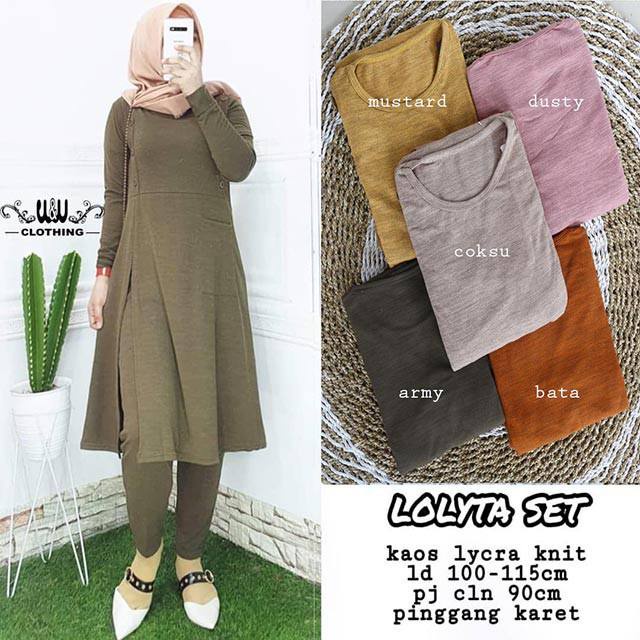 LOLYTA SET KAOS LYCRA KNITE IMPORT