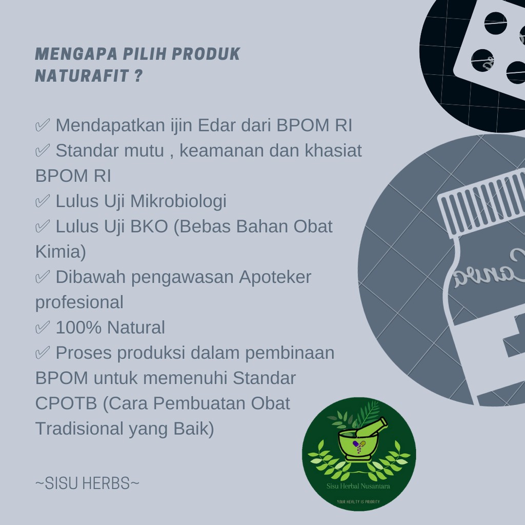 Naturatensi Naturafit Asli 100% Original / Obat Hipertensi Darah Tinggi (isi 50 Kapsul)