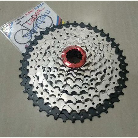 SPROCKET BOLANY 8 SPEED 11 - 42T SILVER SPROCKET 8 SPEED FREEWHEEL 8 SPEED SPROKET BOLANY 11 - 42T