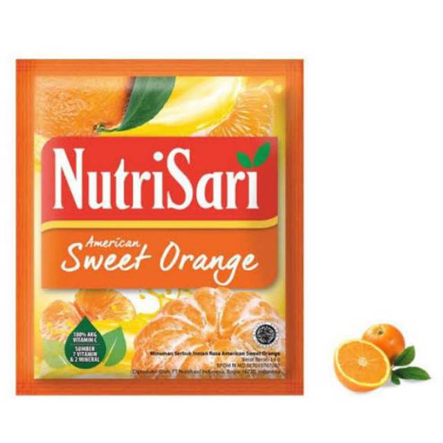 

Nutrisari American Sweet Orange 10Sachet @ 14g