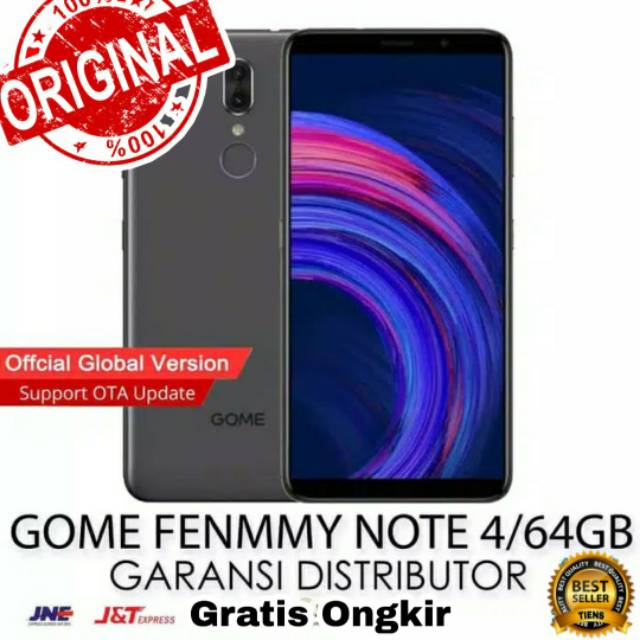 Stock Terbatas " GOME FENMMY NOTE "Ram 4GB ROM 64GB