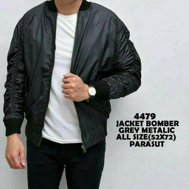 Jaket Bomber Parasut