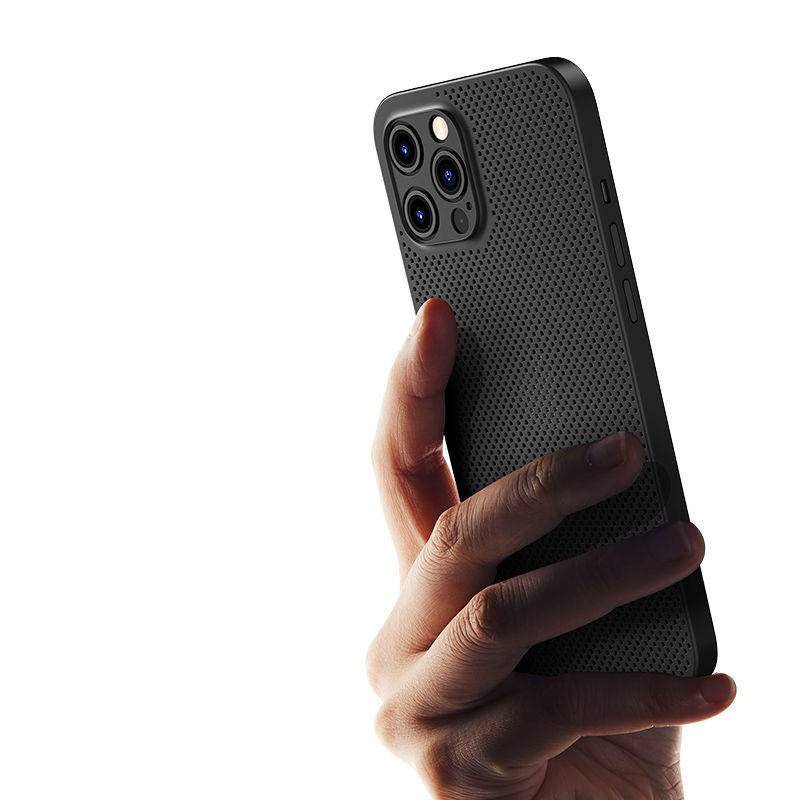Case Pelindung ultra Tipis breathable Untuk iPhone 14 13 12 11 Pro MAX Plus Mini X XS MAX XR SE 2022 2020 7 8 Plus