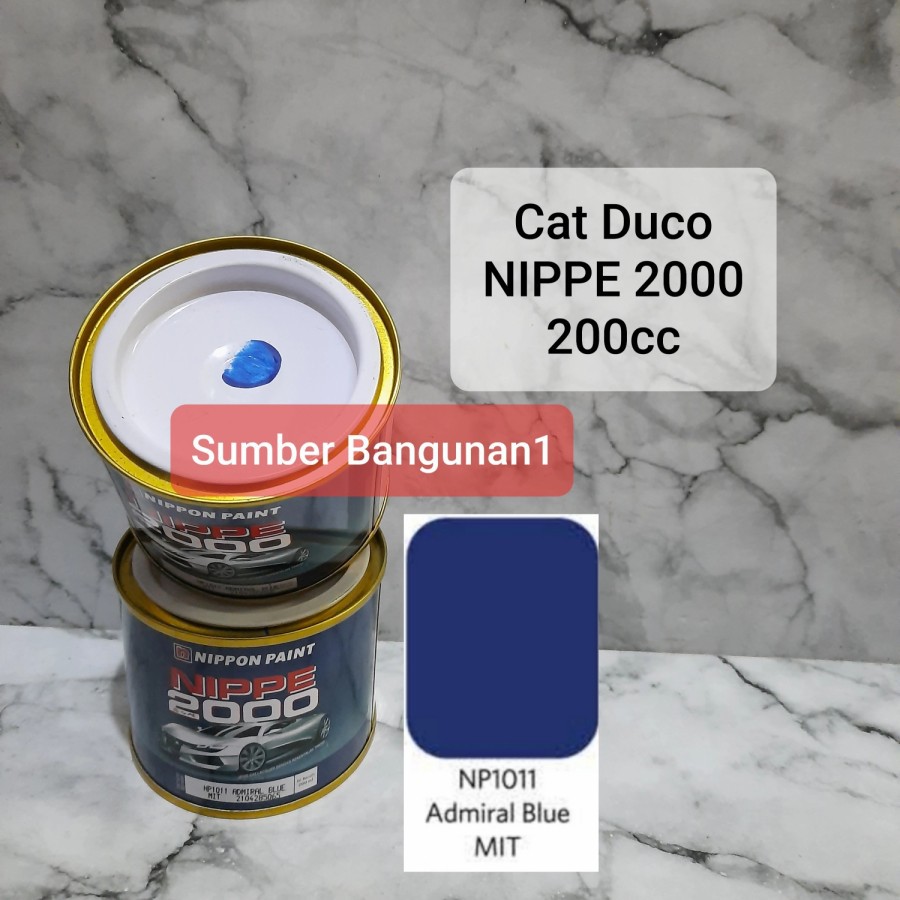 Nippe 2000 Admiral Blue NP1011 200cc cat duco biru otomotif besi motor