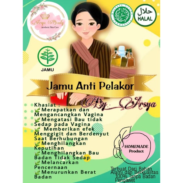 Jamu Merapatkan vagina / Jamu Anti Pelakor