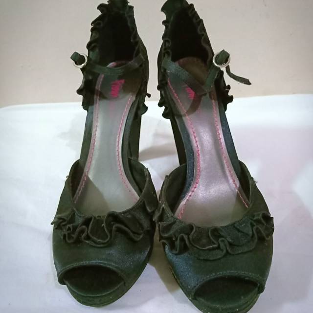 Black Stiletto Shoes Fioni Night