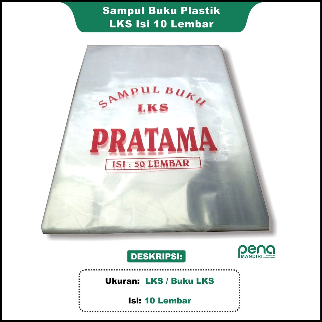 Sampul Plastik Bening LKS, Tematik - Sampul LKS (1 Pack isi 10 lembar)