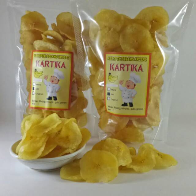 

KARTIKA KRIPIK PISANG KRISPI - ASIN 150gram fresh ASLI LAMPUNG