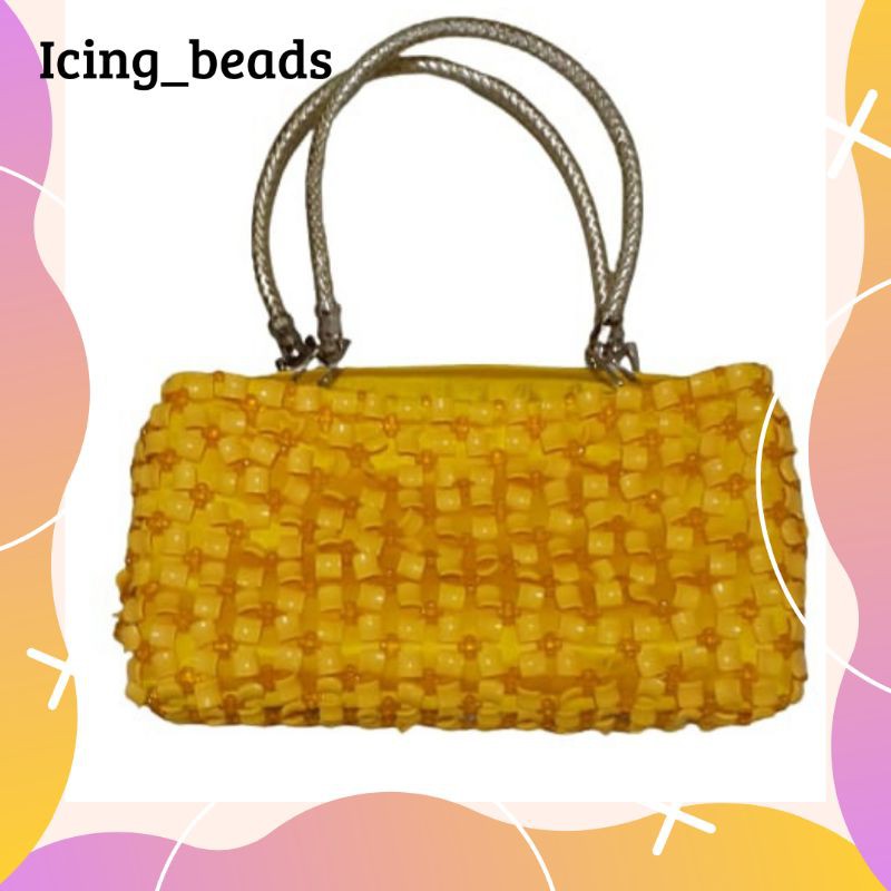 Tas Akrilik Manik Genteng/Tas Mote Acrylic