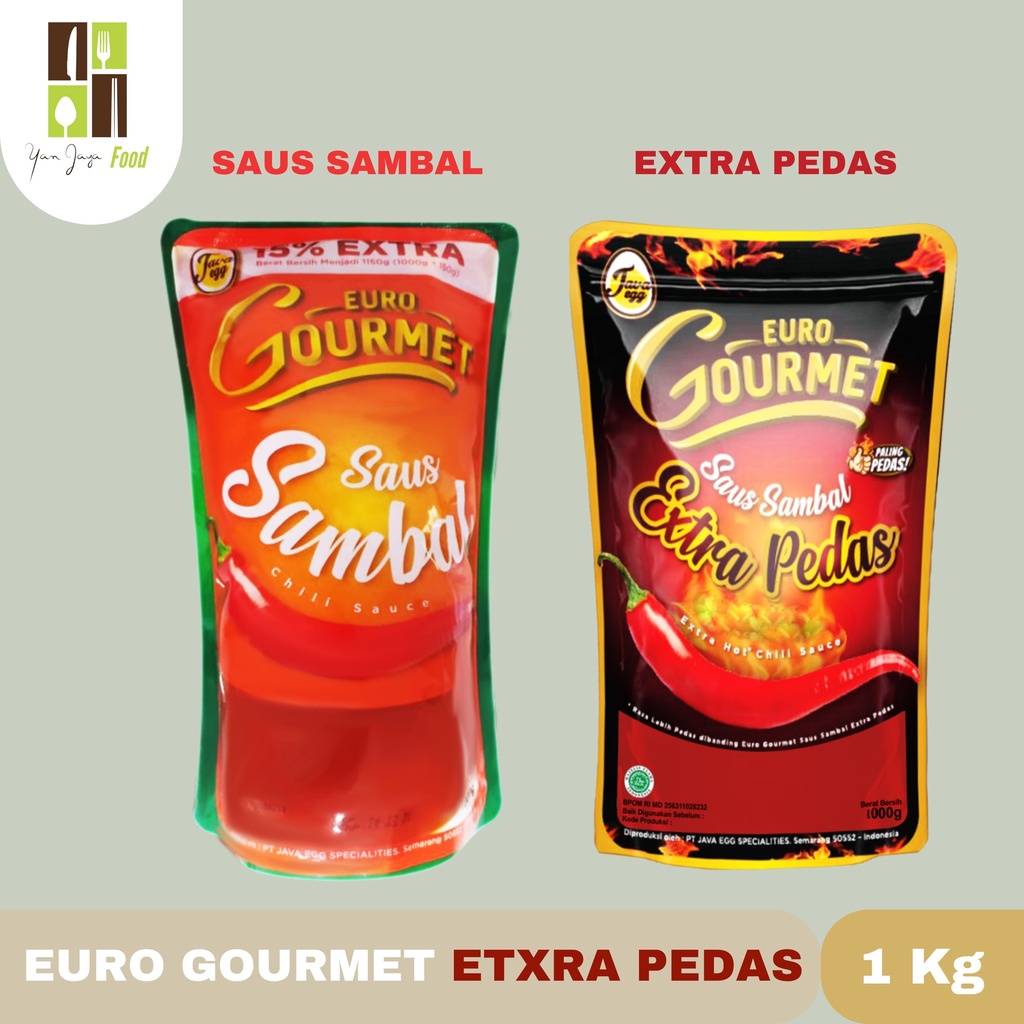 Euro Gourmet Extra Pedas / Saus Sambal  [500g/1Kg]