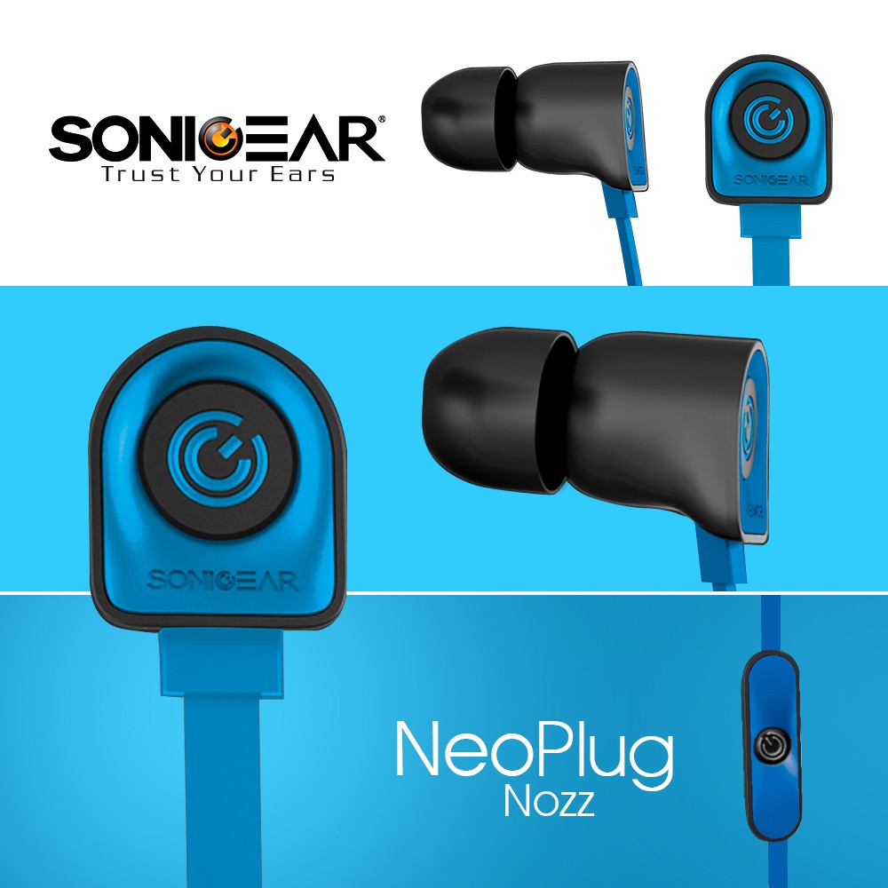 Sonicgear Neoplug Nozz Earphone - Yellow