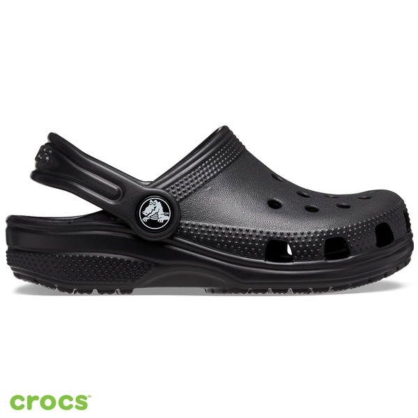 CROCS CLASSIC CLOG KIDS / SANDAL ANAK /  SLIP ON KARET ANAK / SANDAL TAHAN AIR /  SANDAL ANAK-ANAK LAKI DAN PEREMPUAN - BLACK