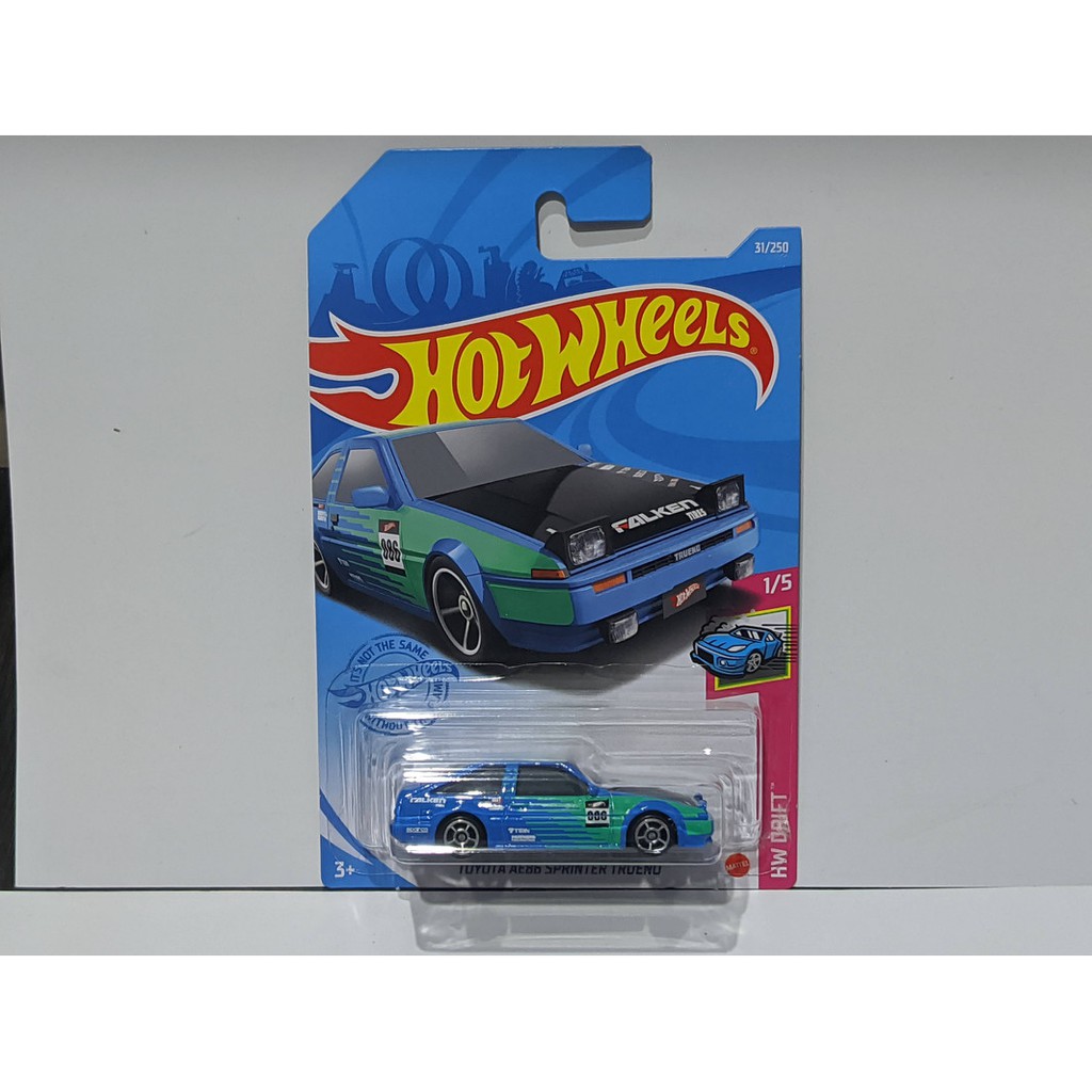 Hotwheels Toyota AE86 Sprinter Turbo Falken