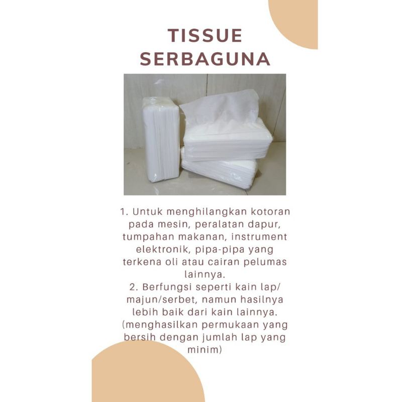 TISSUE SERBAGUNA / TISSUE KOMPOR