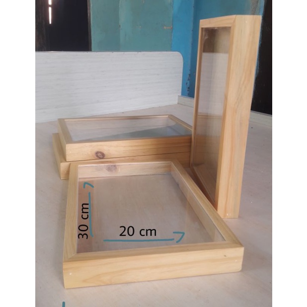 Pigura kayu / bingkai mahar / pigura foto frame 3D