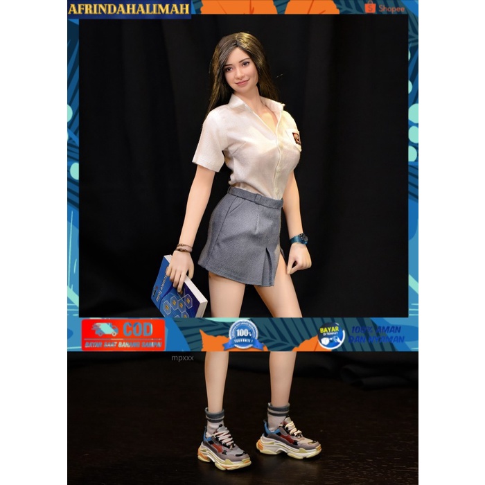 

[TERBARU] High school uniform / seragam SMA 1/6 scale figure outfit set KITBASH