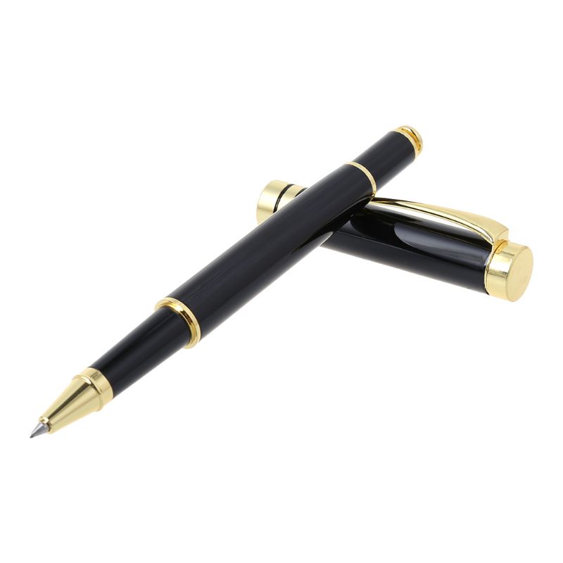 Mary Luxury Metal Ballpoint Pen Signature Black Ink Gel Pulpen Alat Tulis Kantor Suppli