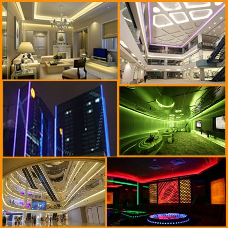 LED STRIP 3528 IP44 DC 12V 4M FULL WATERPROOF LAMPU PLAFON LAMPU ETALASE TAHAN AIR