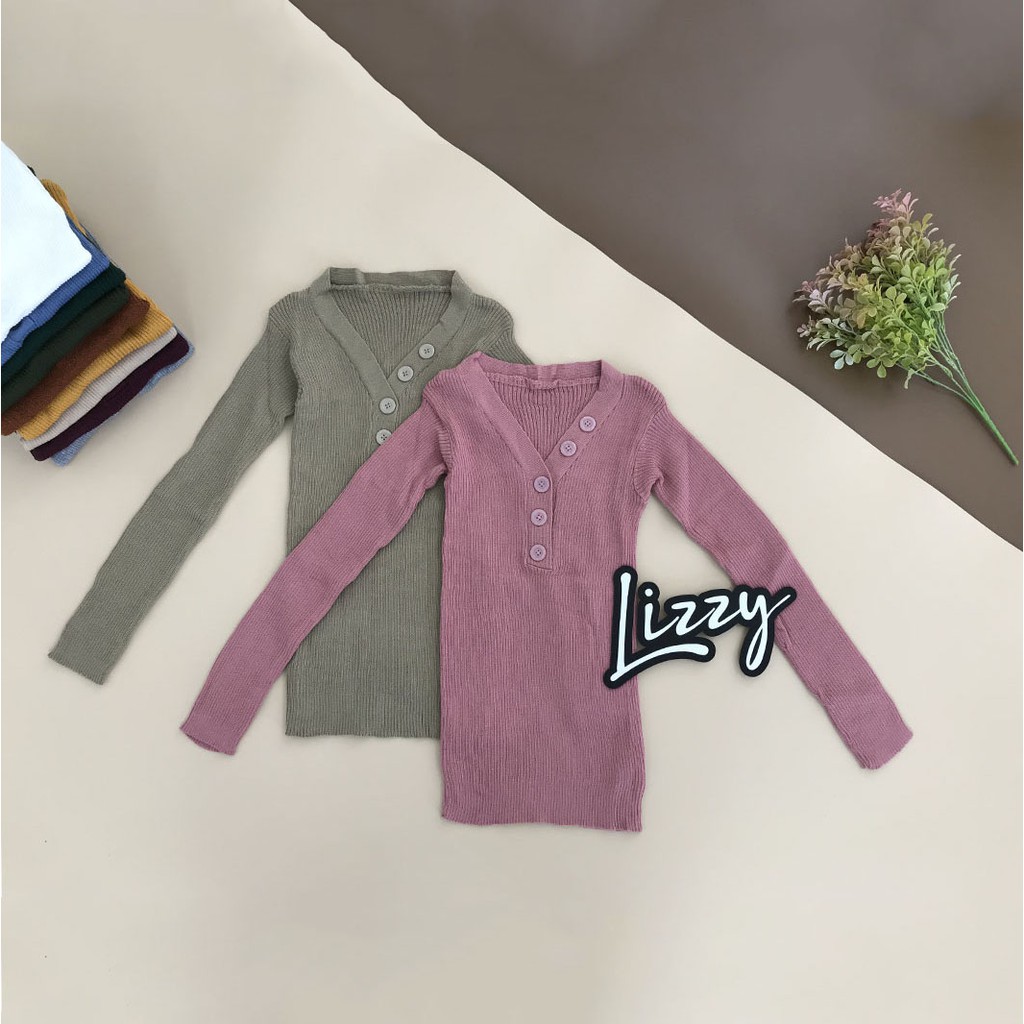 Lizzy - SWEATER CENNY BUTTON