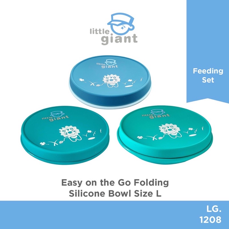 Little Giant Easy on the Go silicone Bowl L - Mangkok bayi