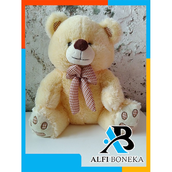 Boneka Teddy Bear Halus - Boneka Beruang Ukuran Sedang - Boneka Mainan Anak Perempuan Murah halus