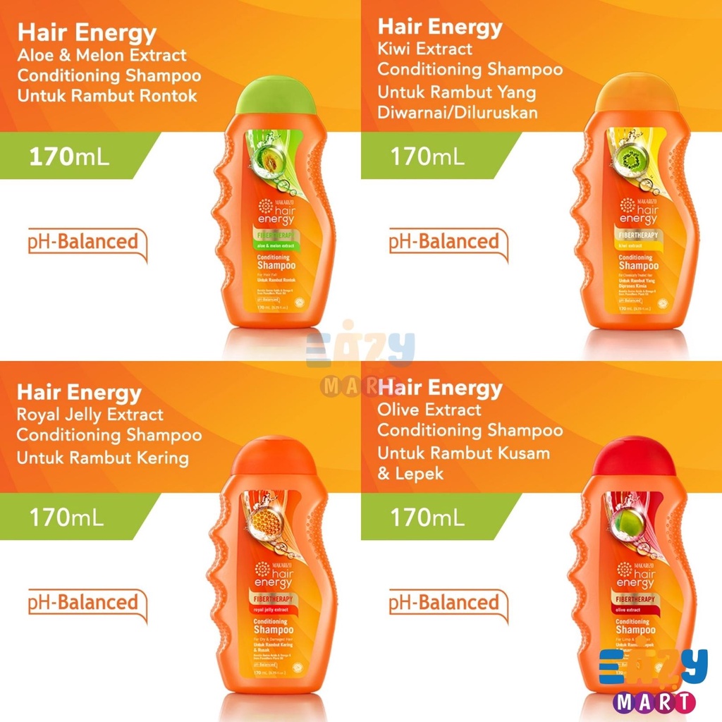 Makarizo Hair Energy Shampoo Botol