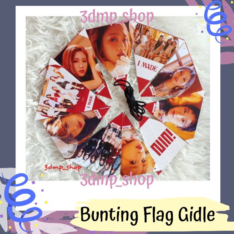 Bunting Flag Garland Bendera Gidle Kpop