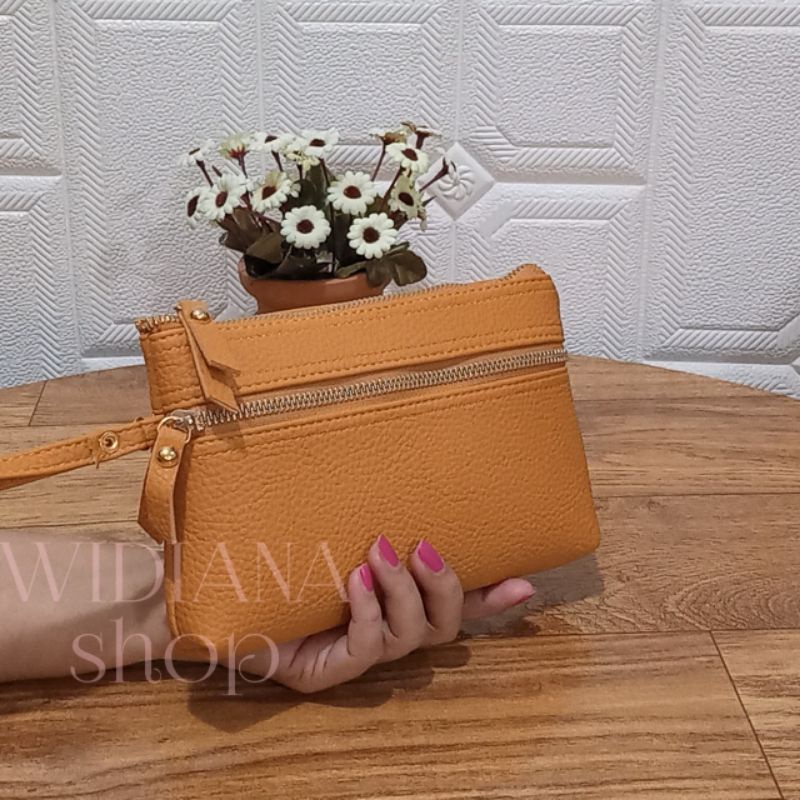 Kamilahstuff Dompet Papirut Wanita Kulit Sintetis  Zipper 3