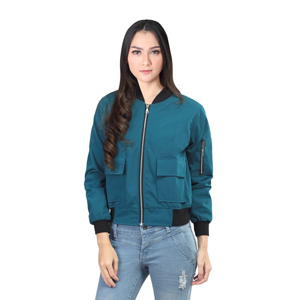 Jaket casual wanita / jaket cewek murah / jaket perempuan trendy / jaket cewek distro SMD 669
