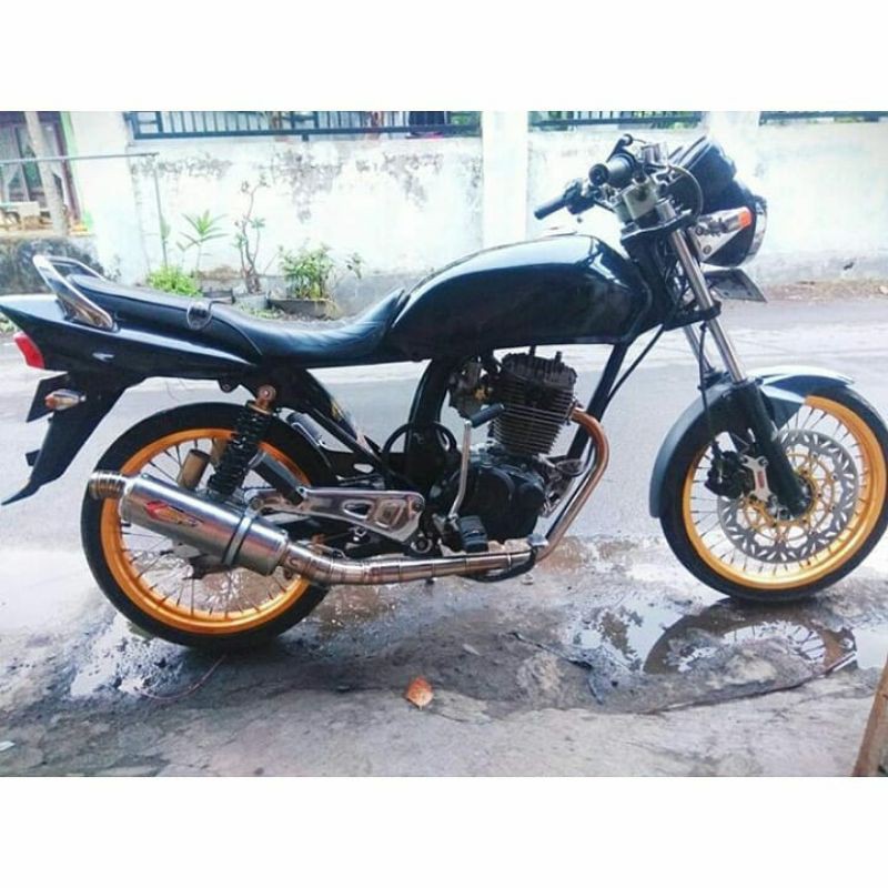 knalpot creampie mp tiger cb type trioval stainless original racing jogja juraganknalpotjogja