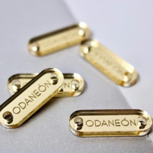 Label Hijab Akrilik / Label Produk Akrilik / Rebranding Untuk Hijab / Label Merk Hijab