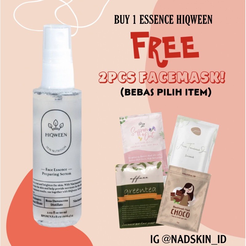 face essence preparing serum hiqween