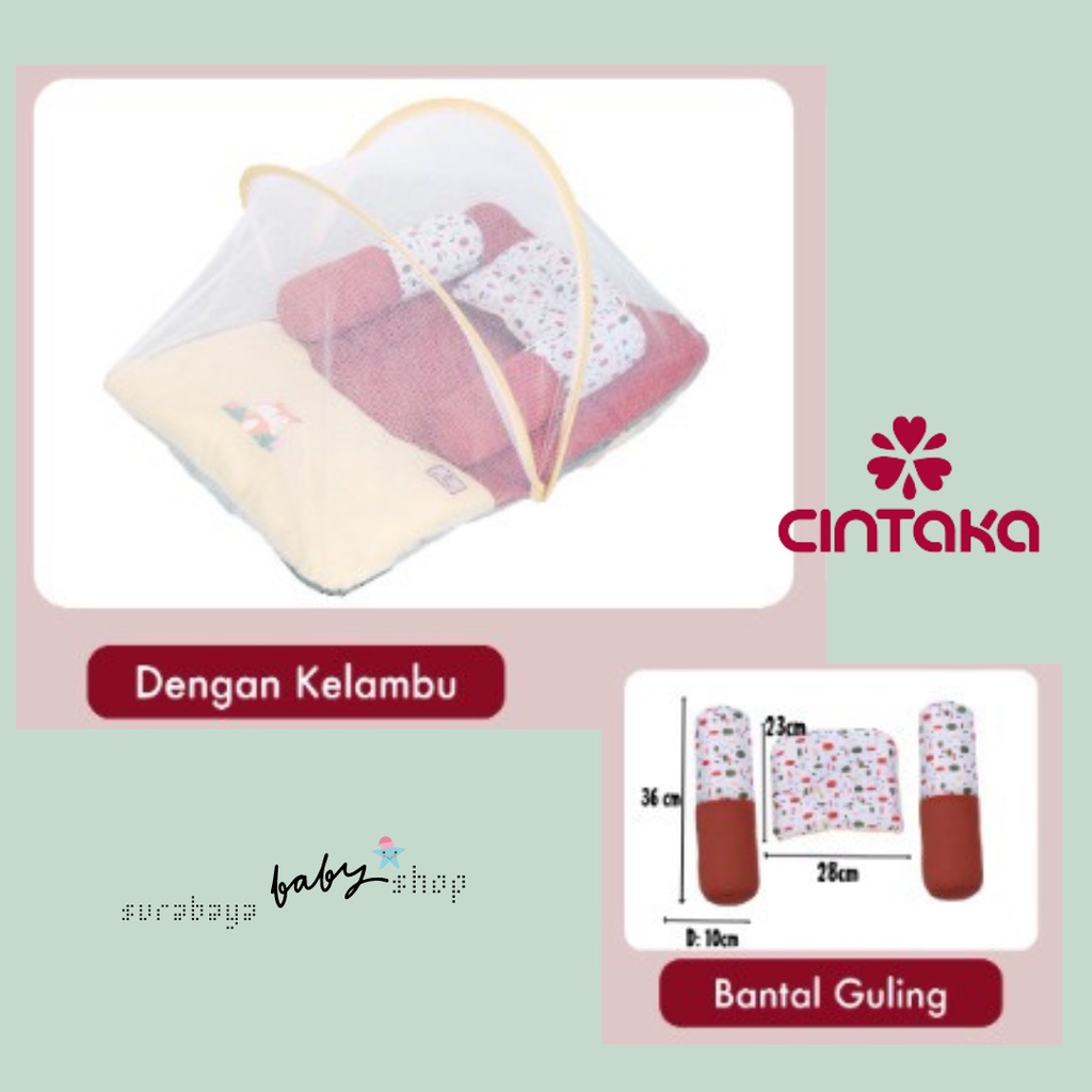 Cintaka Kasur Bayi Dakron Seri Fox + Kelambu Print Aplikasi CBK2843