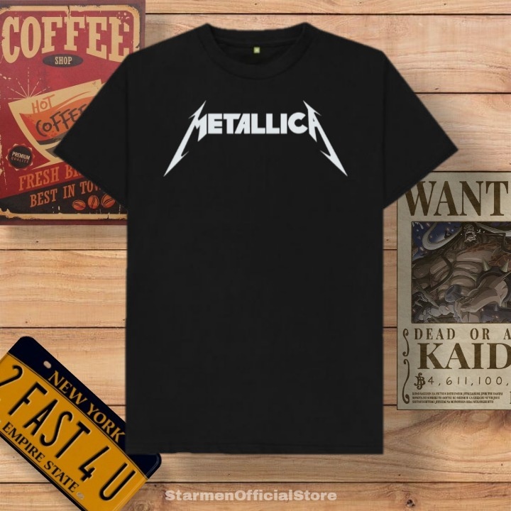 Kaos Distro Unisex METALLICA Katun Combed 30s / sablon polyflex /polyflex premium / Pakaian Pria Wanita Atasan Cowok Cewek /kaos kekinian / kaos viral / tshirt tumbrl tee basic /SIZE M , L , XL , XXL / kaus oblong oversize kaos murah best seller ready