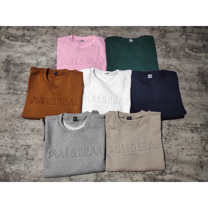 CREWNECK SWEATSHIRT SWEATER PULL AND BEAR CREWNECK PULL&amp;BEAR PREMIUM QUALITY