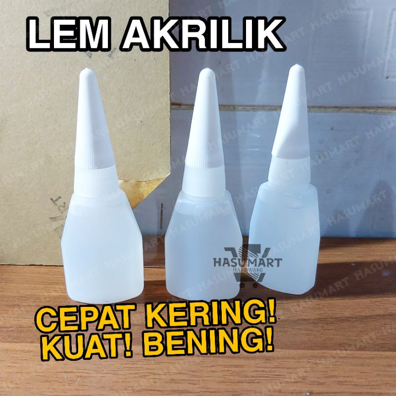 

Lem Akrilik / Lem Acrylic Glue / Lem Super / Super Glue