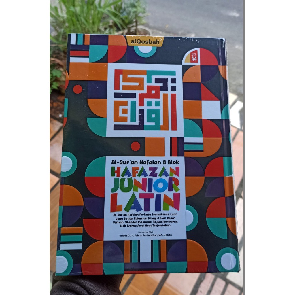 Alquran HAFAZAN 8 PERKATA LATIN JUNIOR /8 blok warna/hafalan/A4/alqosbah