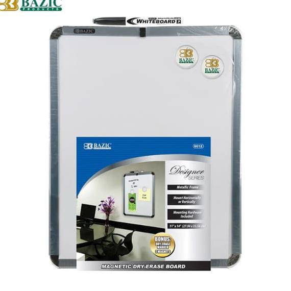 

Bazic Magnetic Dry Erase Board 11"X14" - Papan Tulis Magnet
