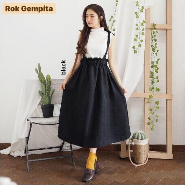 OVERALL ROK KOREA BAJU JUMPER KODOK MAXI MAXY MIDI WANITA XL XXXL XXL