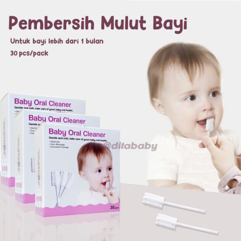 30pcs Dus Kotak Sikat Pembersih Lidah Kasa Kassa Pembersih Lidah Mulut  Bayi Baby Mouth Cleaner Baby Oral Cleaner Kapas Batang Sikat Gigi Sikat Bayi Li1dah Untuk Bayi Sikat Lidah Kasa Pembersih Mulut Bayi