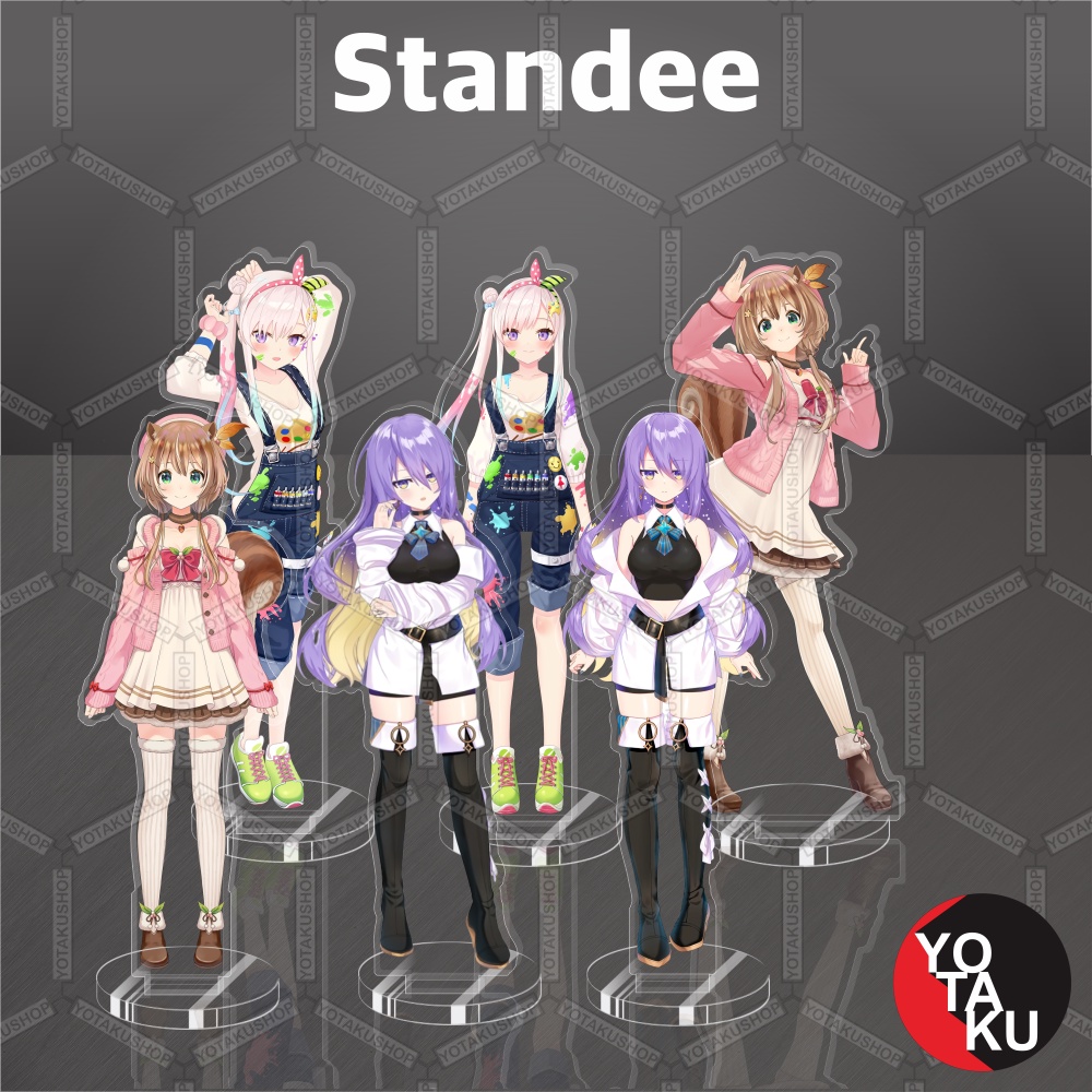 Standee Besar Figure Anime Akrilik Hololive ID Gen 1 STB21101 YOTAKUSHOP